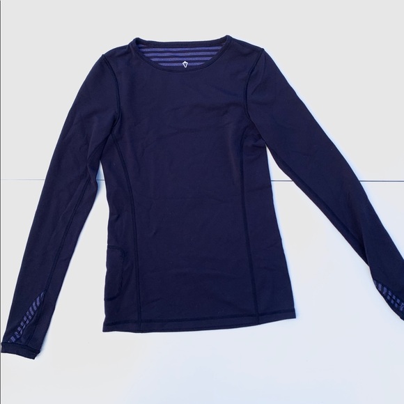 Lululemon Ivivva Reversible Purple Long Sleeve - Picture 2 of 12
